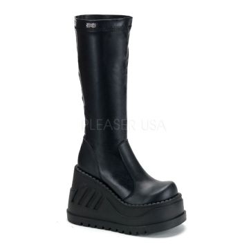 Goth kozačky STOMP-300/B/PU Pleaser