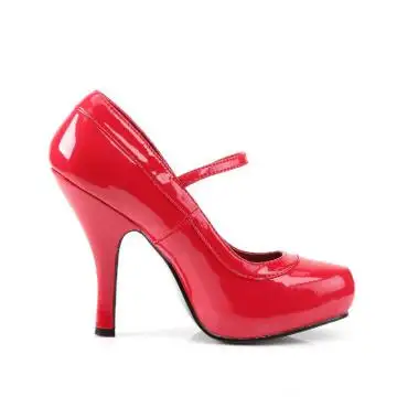 Červené retro lodičky PRE50/R | PRETTY-50 Funtasma - z vnějšku