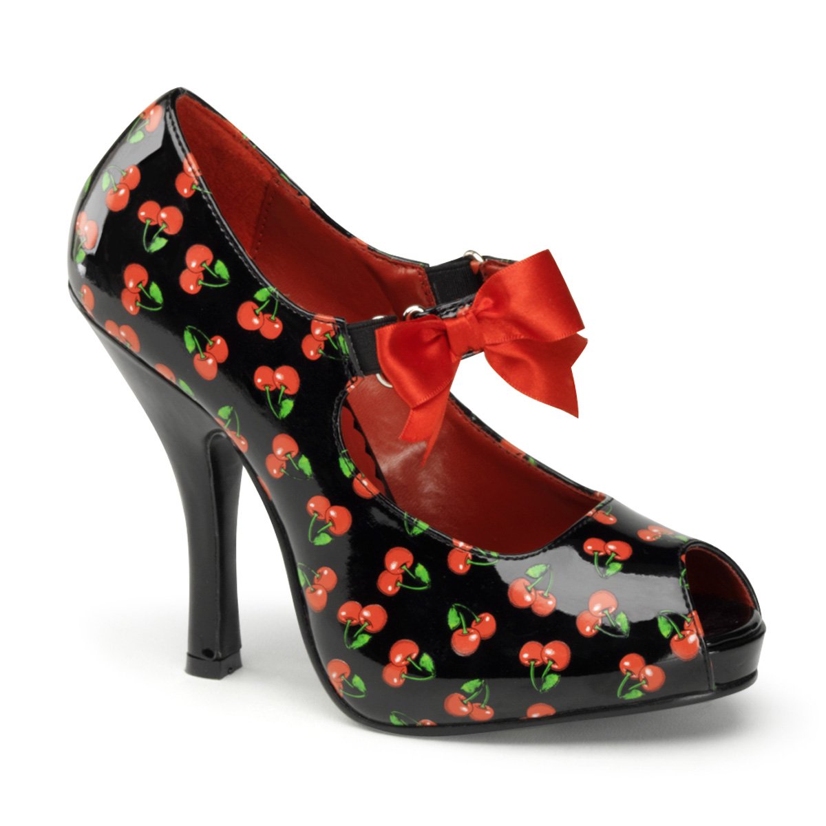 dámské lodičky CUTIEPIE-0707/B-RPT s třešněmi | CUTIEPIE-07 Pin Up Couture dámské lodičky CUTIEPIE-0707/B-RPT s třešněmi | CUTIEPIE-07 Pin Up Couture