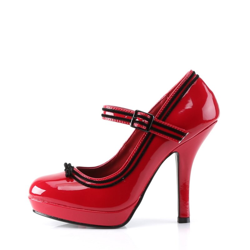 Červené dámské lodičky SECRET-15/RPT | SECRET-15 Pin Up Couture - z vnitřku