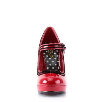 Červené dámské lodičky SECRET-15/RPT Pin Up Couture - zepředu