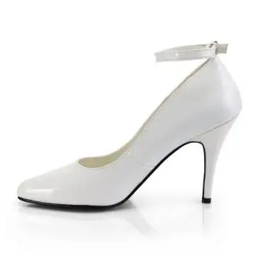Bílé lodičky s páskem VAN431/W | VANITY-431 Pleaser - z vnitřku