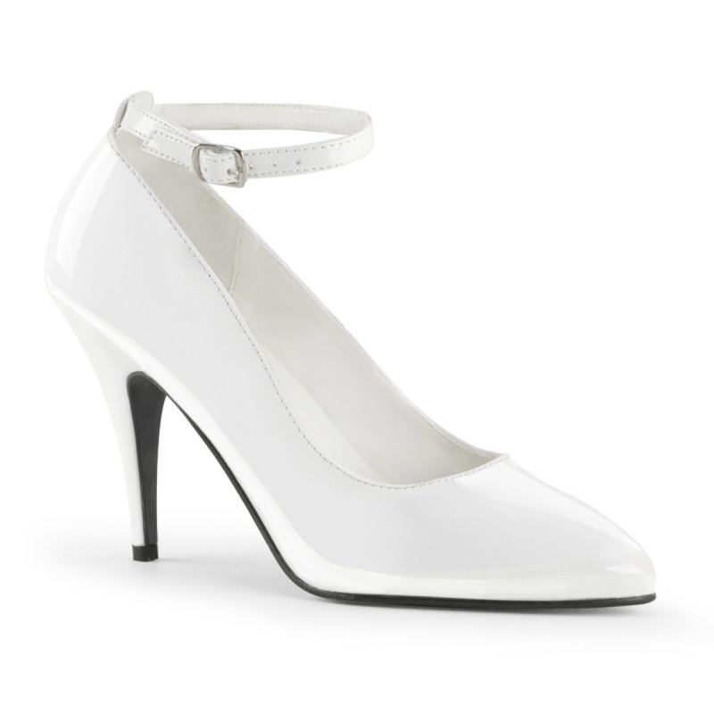 Bílé lodičky s páskem VAN431/W | VANITY-431 Pleaser