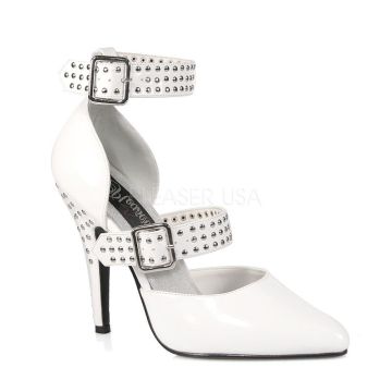 bílá lesklá obuv lodičky SEDUCE-416 Pleaser