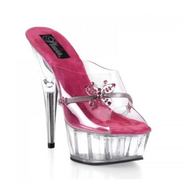 DELIGHT-601-10/FU/C sexy obuv na podpatku Pleaser