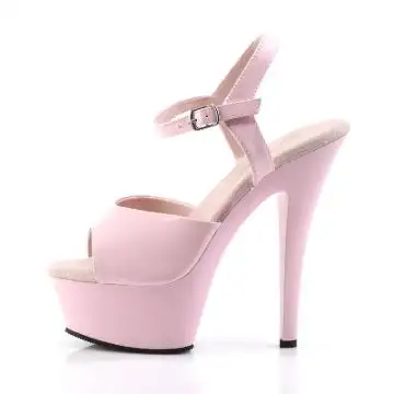 Růžové sexy boty KISS209/BP/M | KISS-209 Pleaser - z vnitřku