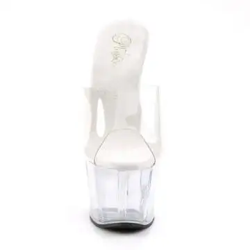 Průhledné sexy platformy ADO701/C/M | ADORE-701 Pleaser - zepředu