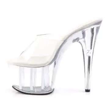 Průhledné sexy platformy ADO701/C/M | ADORE-701 Pleaser - z vnitřku