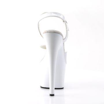 ADO709/W/M bílé sexy boty | ADORE-709 Pleaser - zezadu ADO709/W/M bílé sexy boty | ADORE-709 Pleaser - zezadu