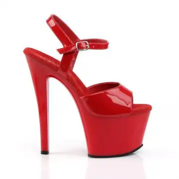 Červené sexy boty SKY309/R/M | SKY-309 Pleaser - z vnějšku