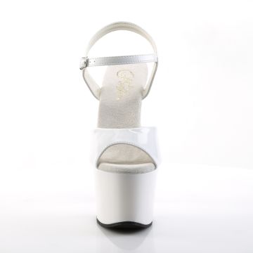 Bílé sexy boty SKY309/W/M | SKY-309 Pleaser - zepředu