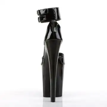 Černé sexy podpatky XTM875/B/M Pleaser | XTREME-875 Pleaser - zezadu