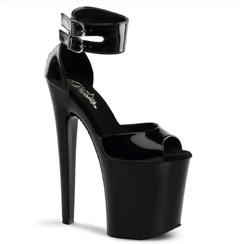Černé sexy podpatky XTM875/B/M Pleaser