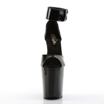 Černé sexy podpatky XTM875/B/M Pleaser | XTREME-875 Pleaser - zepředu Černé sexy podpatky XTM875/B/M Pleaser | XTREME-875 Pleaser - zepředu