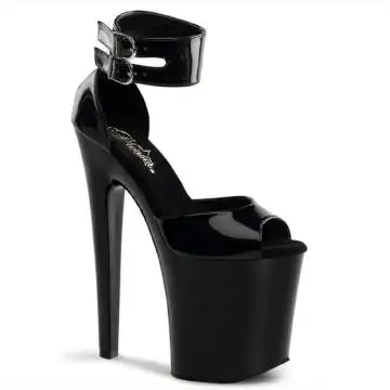 Černé sexy podpatky XTM875/B/M Pleaser | XTREME-875 Pleaser