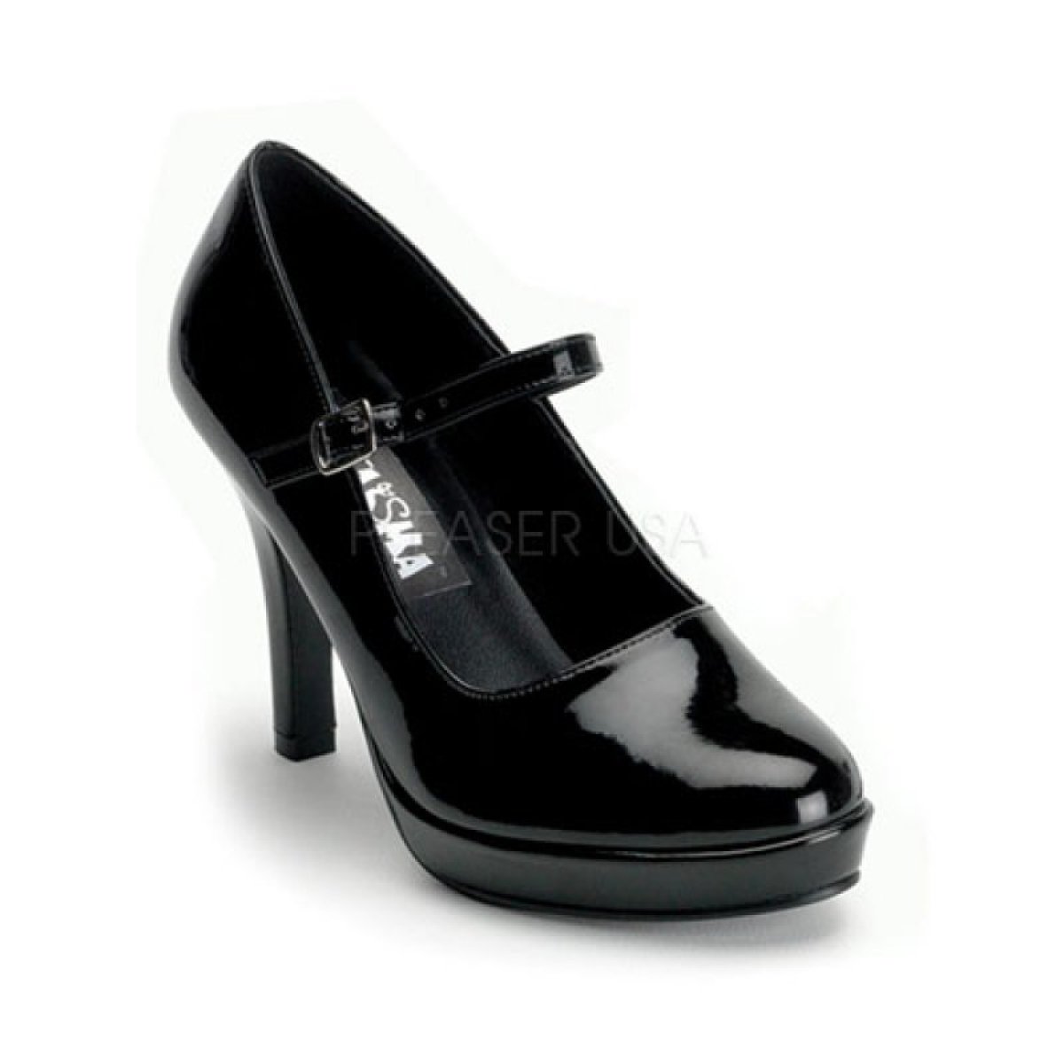 Černé dámské lodičky CONT50/B | CONTESSA-50 Pleaser