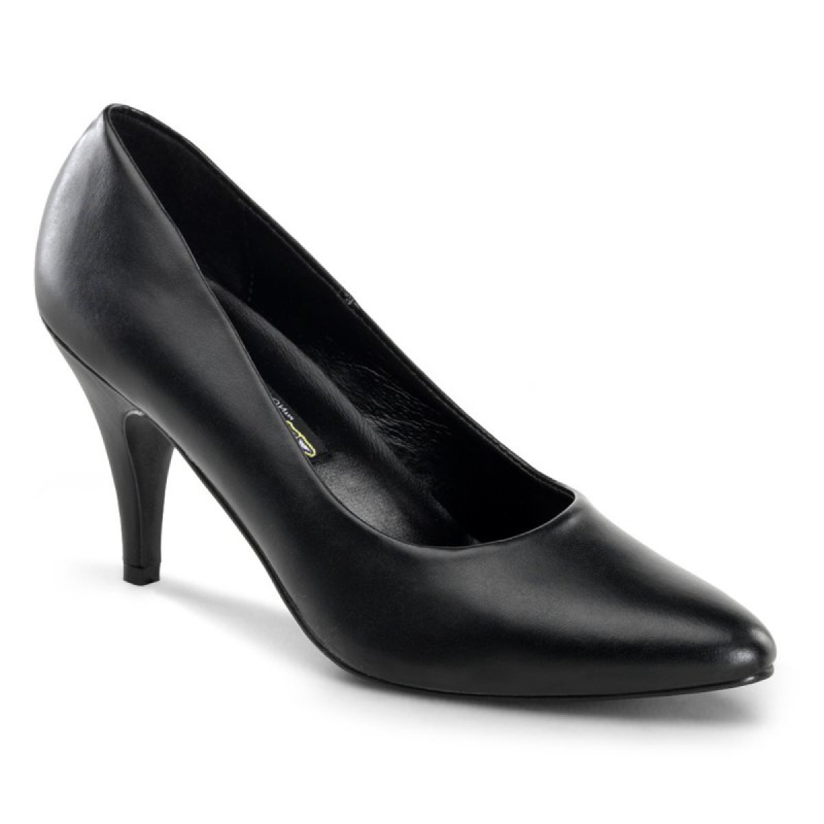 Černé matné lodičky PUMP420/B/PU | PUMP-420 Pleaser