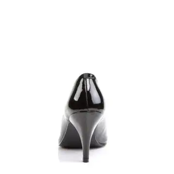 Černé lesklé lodičky PUMP420/B | PUMP-420 Funtasma - zezadu