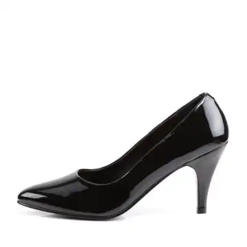 Černé lesklé lodičky PUMP420/B | PUMP-420 Funtasma - z vnitřku