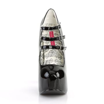 Černé dámské lodičky TEEZE-05/B Bordello - zepředu