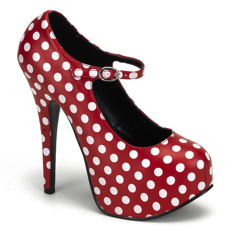 Sexy puntíkaté lodičky TEEZE-08/RW | TEEZE-08 Pleaser