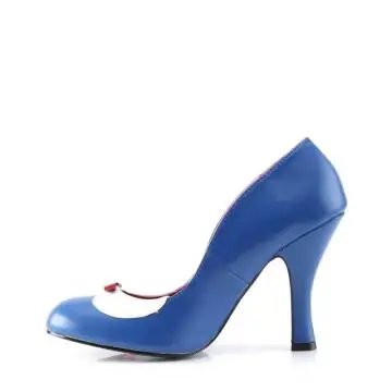 Modré námořnické retro lodičky SMITT05/NBWPU | SMITTEN-05 Pin Up Couture - z vnitřku