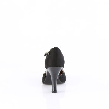 Černé retro lodičky na podpatku SMITT10/BMCSUE-BPT | SMITTEN-10 Pin Up Couture - zezadu