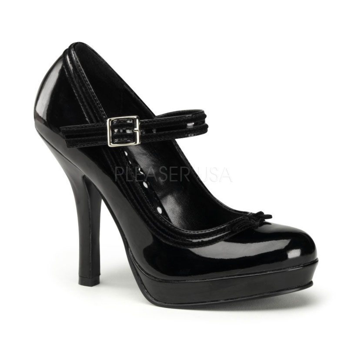 Černé dámské lodičky SECRET-15/BPT | SECRET-15 Pleaser