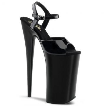 Černé sexy boty BEY009/B/M Pleaser