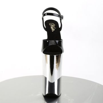 Sexy boty BEY009/B/SCH | BEYOND-009 Pleaser - zepředu