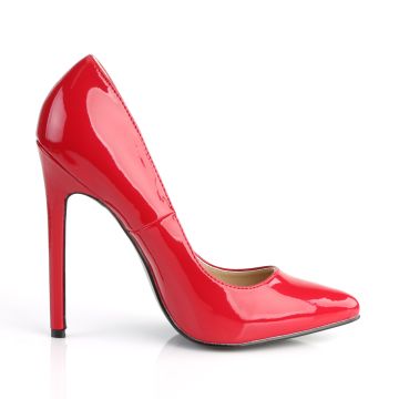Červené dámské lodičky SEXY20/R | SEXY-20 Pleaser - z vnějšku Červené dámské lodičky SEXY20/R | SEXY-20 Pleaser - z vnějšku