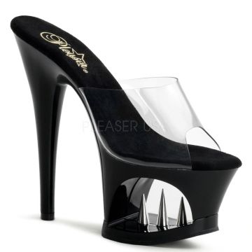 MOON-701SPK/C/B sexy boty na podpatku a platformě Pleaser