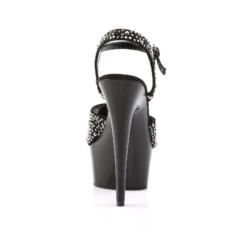 Luxusní sexy obuv DELIGHT-609RS/BS-PWRS/M | DELIGHT-609RS Pleaser - zezadu