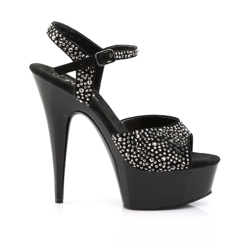 Luxusní sexy obuv DELIGHT-609RS/BS-PWRS/M | DELIGHT-609RS Pleaser - z vnějšku