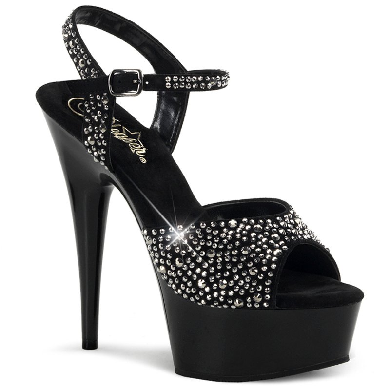 Luxusní sexy obuv DELIGHT-609RS/BS-PWRS/M | DELIGHT-609RS Pleaser