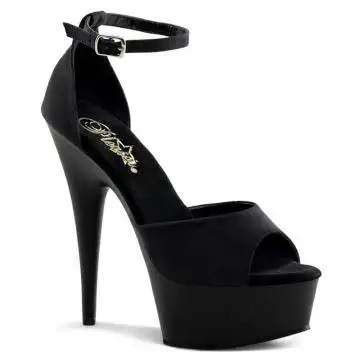 Černé taneční boty Pleaser na platformě DEL618PS/BPS/M | DELIGHT-618PS Pleaser