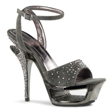 Luxusní boty na podpatku DELUXE-631RS/DGYS Pleaser