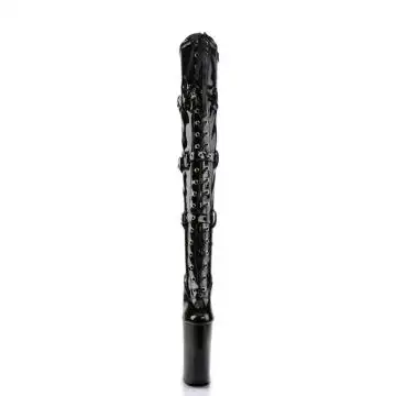 Stehenní fetiš kozačky BEY3028/B/M | BEYOND-3028 Pleaser - zepředu