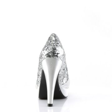 Stříbrné lodičky BETTIE-10/SG-SA Pin Up Couture - zezadu