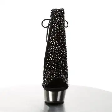 Kotníkové boty Pleaser DEL1018RS/BVEL/PWCH pro gogo a strip | DELIGHT-1018RS Pleaser - zepředu