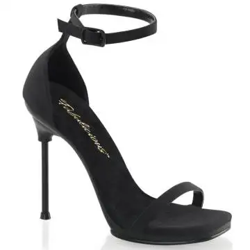 CHIC37/BPS/M černé sandály do společnosti | CHIC-37 Fabulicious