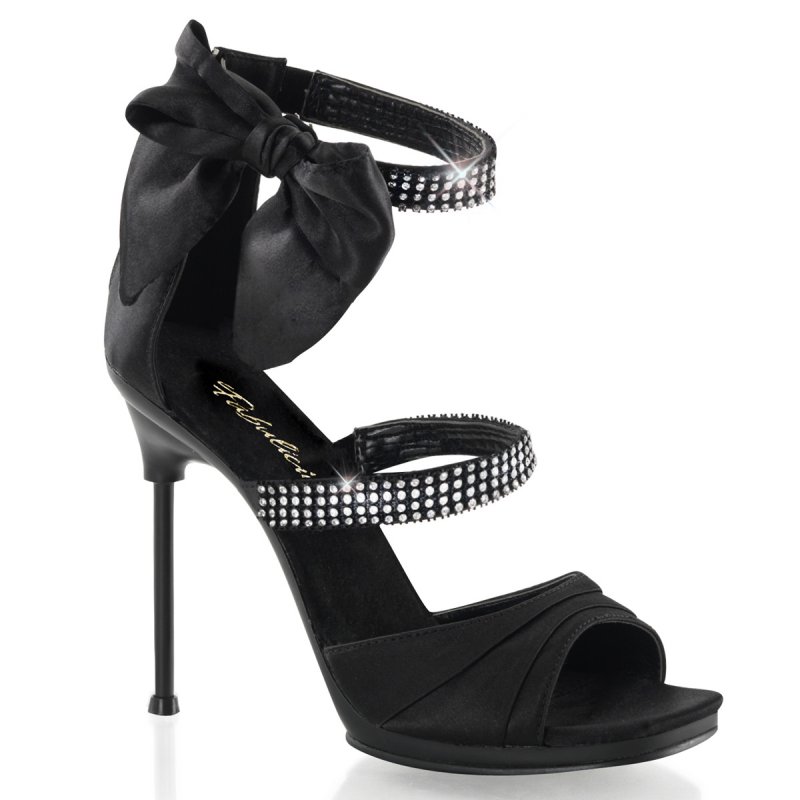 Černé společenské boty na jehlovém podpatku CHIC-48/BSA/M | CHIC-48 Fabulicious