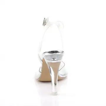 Průhledné sandály na bikini fitness CLE406/C Fabulicious | CLEARLY-406 Fabulicious - zezadu