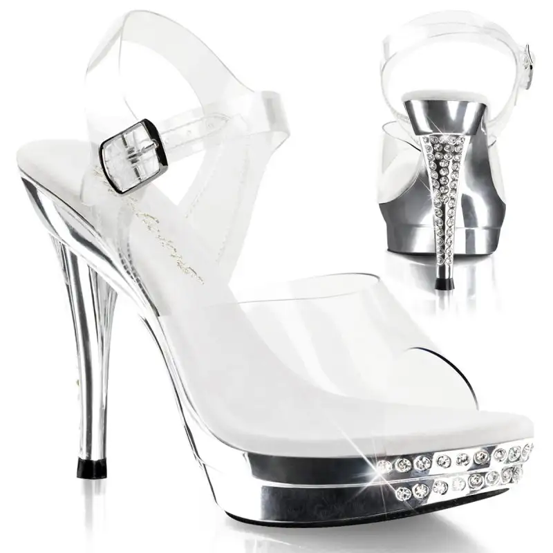GRACE-408/C/SCH Sexy boty Pleaser