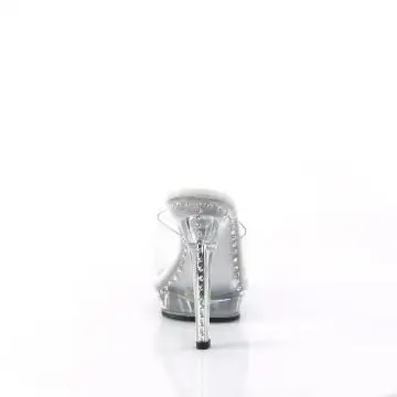 Průhledné pantofle LIP101LS/C/M Fabulicious | LIP-101LS Fabulicious - zezadu