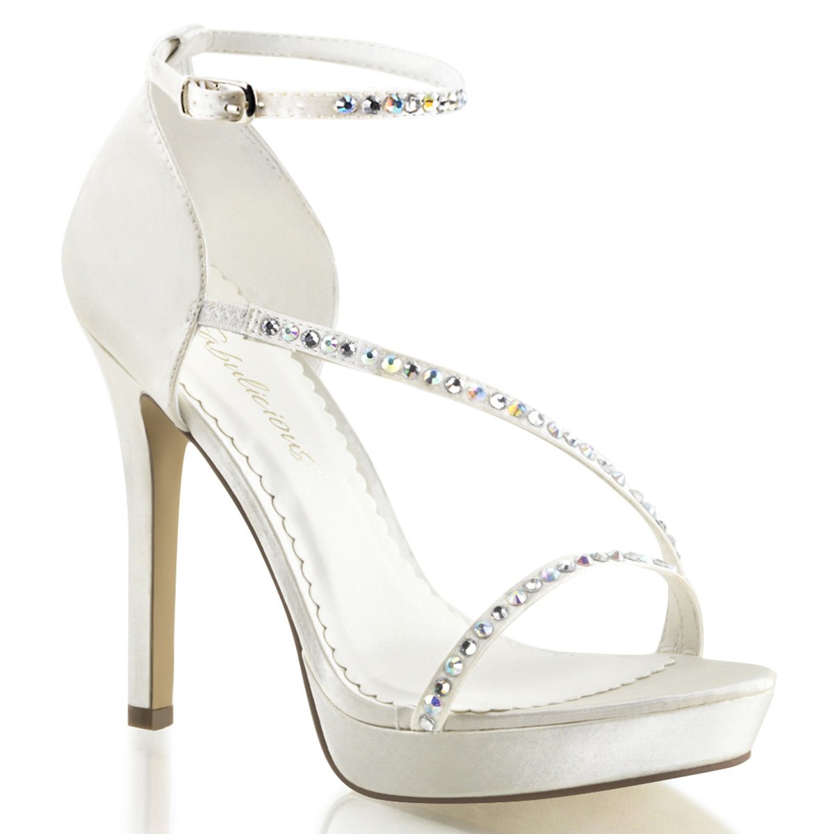 Bílé luxusní boty na svatbu LUMINA-26/IVSA | LUMINA-26 Fabulicious