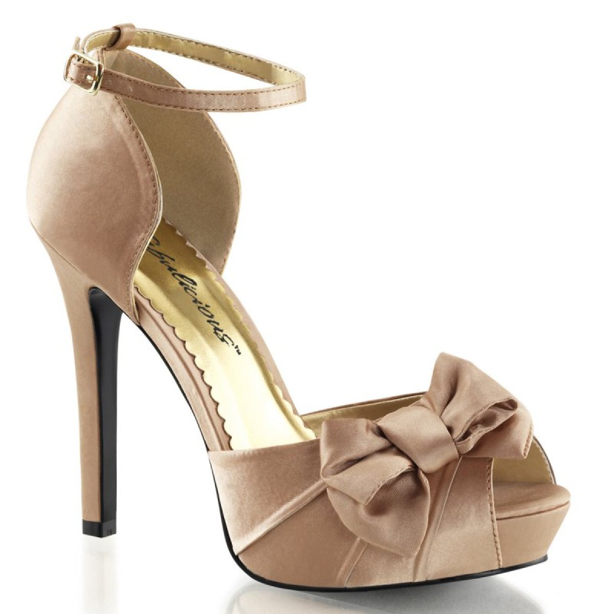Béžové lodičky na podpatku LUMINA36/BHSA | LUMINA-36 Fabulicious
