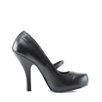 Černé matné retro lodičky CUTIE02/BPU | CUTIEPIE-02 Pin Up Couture - z vnějšku