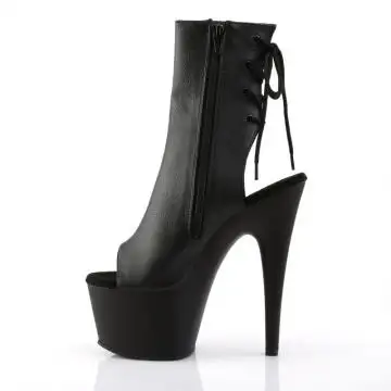 Černé matné go-go boty ADO1018/BPU/M | ADORE-1018 Pleaser - z vnitřku