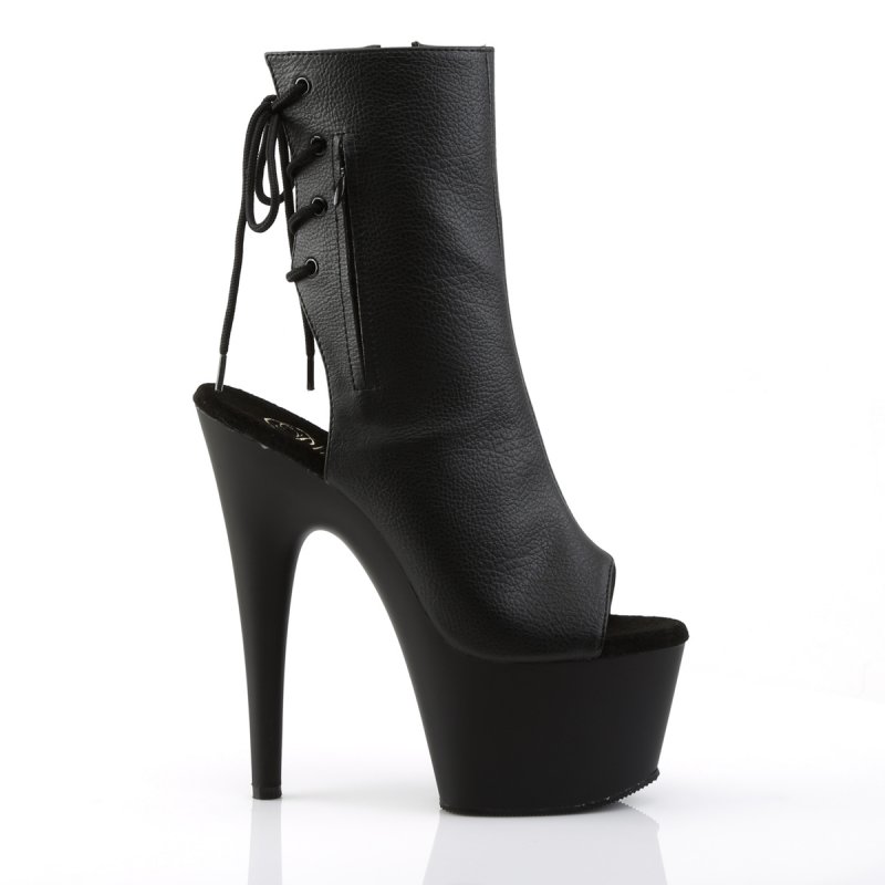 Černé matné go-go boty ADO1018/BPU/M | ADORE-1018 Pleaser - z vnějšku